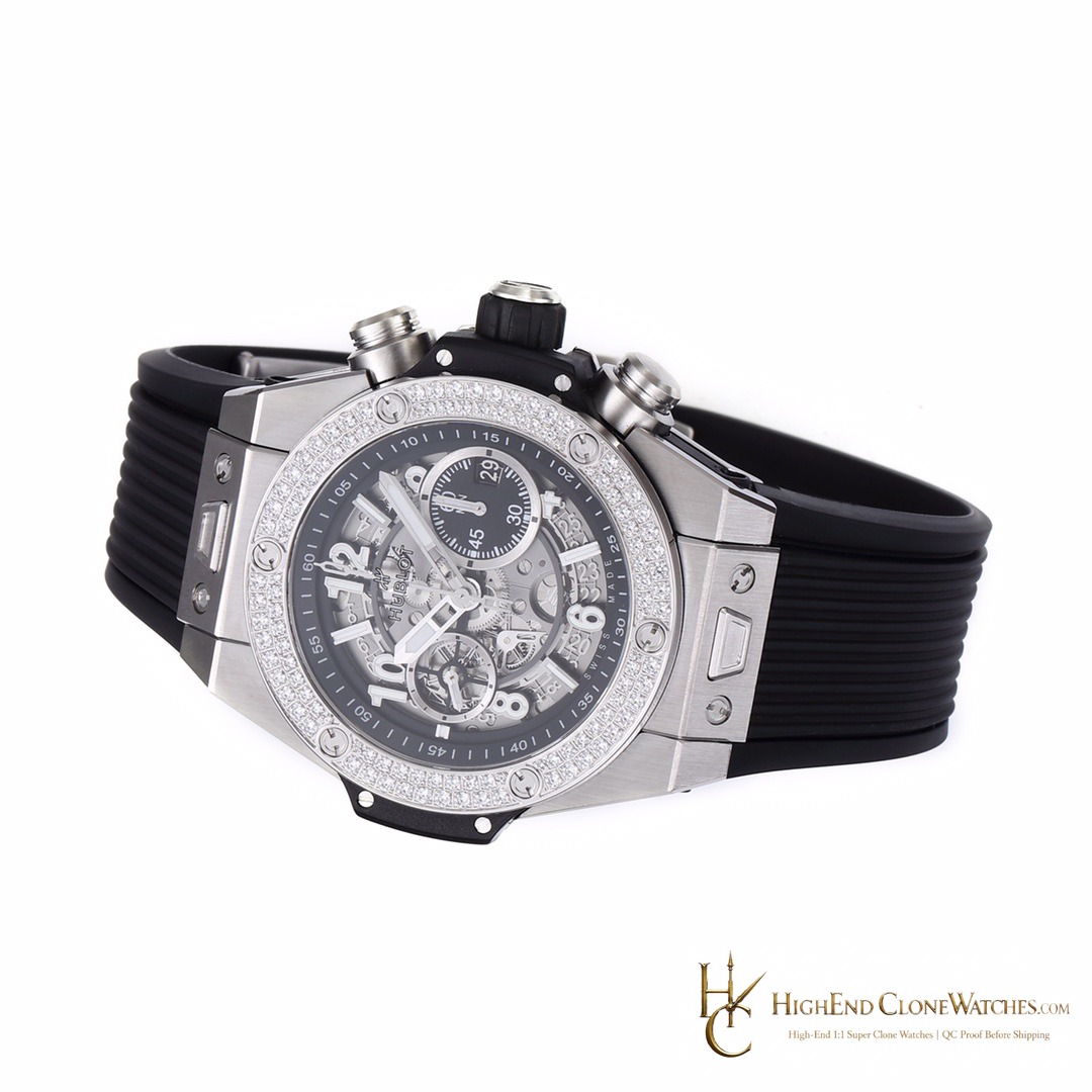Hublot Big Bang Unico Titanium Diamonds 42mm 441.NX.1171.RX.1104 product view super clone watch