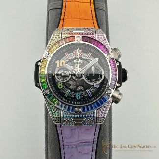 Hublot Big Bang Unico Titanium Rainbow 42mm 441.NX.1117.LR.0999 product view super clone watch