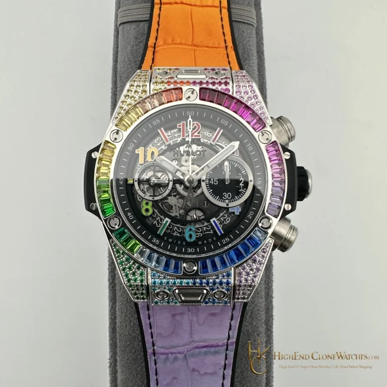 Hublot Big Bang Unico Titanium Rainbow 42mm 441.NX.1117.LR.0999 product view super clone watch