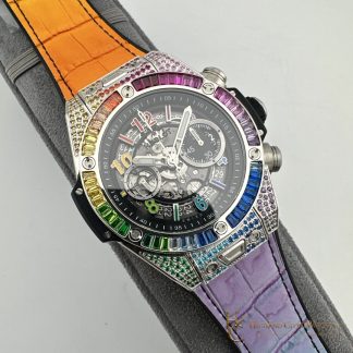 Hublot Big Bang Unico Titanium Rainbow 42mm 441.NX.1117.LR.0999 product view super clone watch
