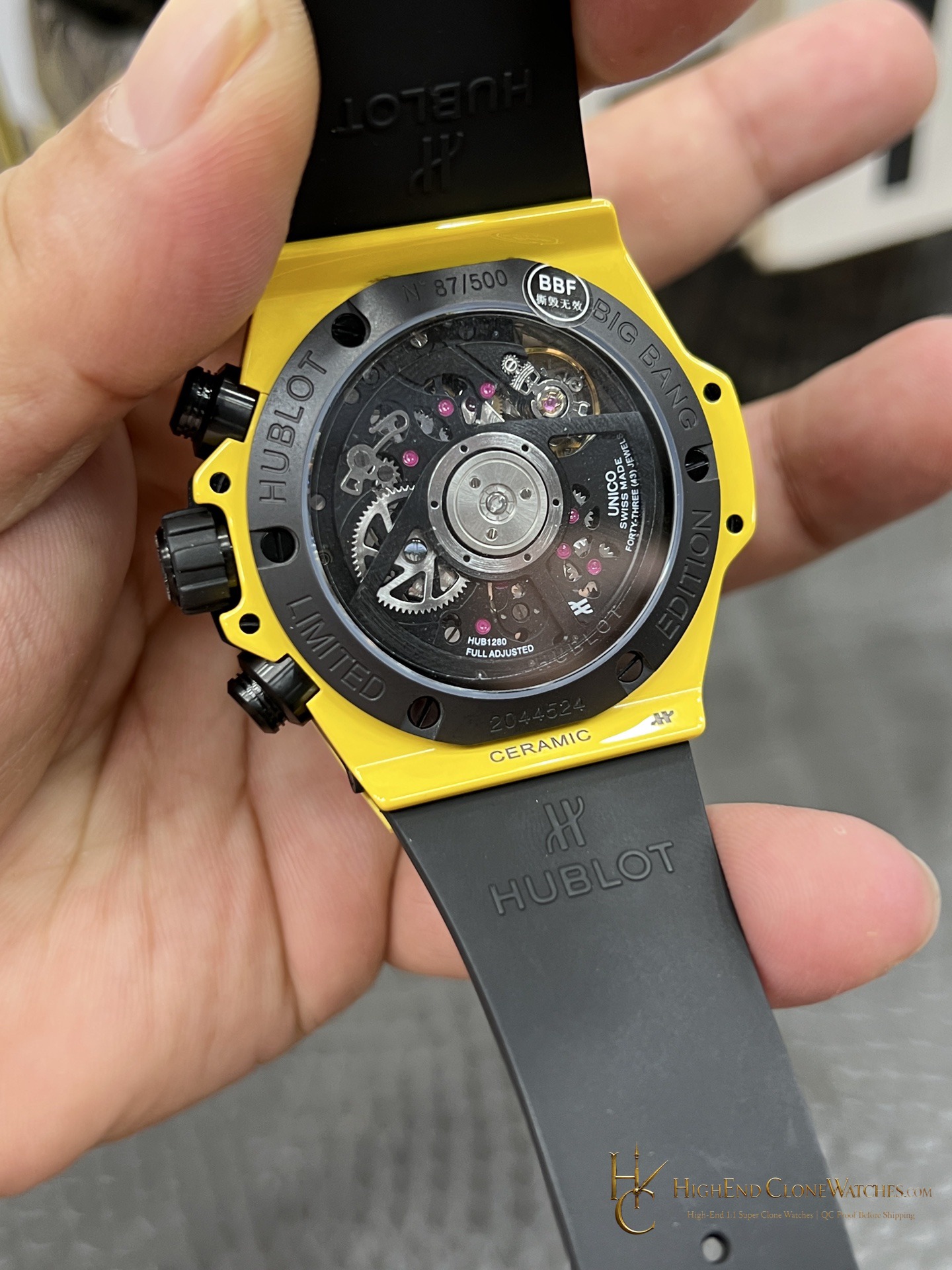 Hublot Big Bang Unico Yellow Magic 42mm 441.CY.471Y.RX product view super clone watch