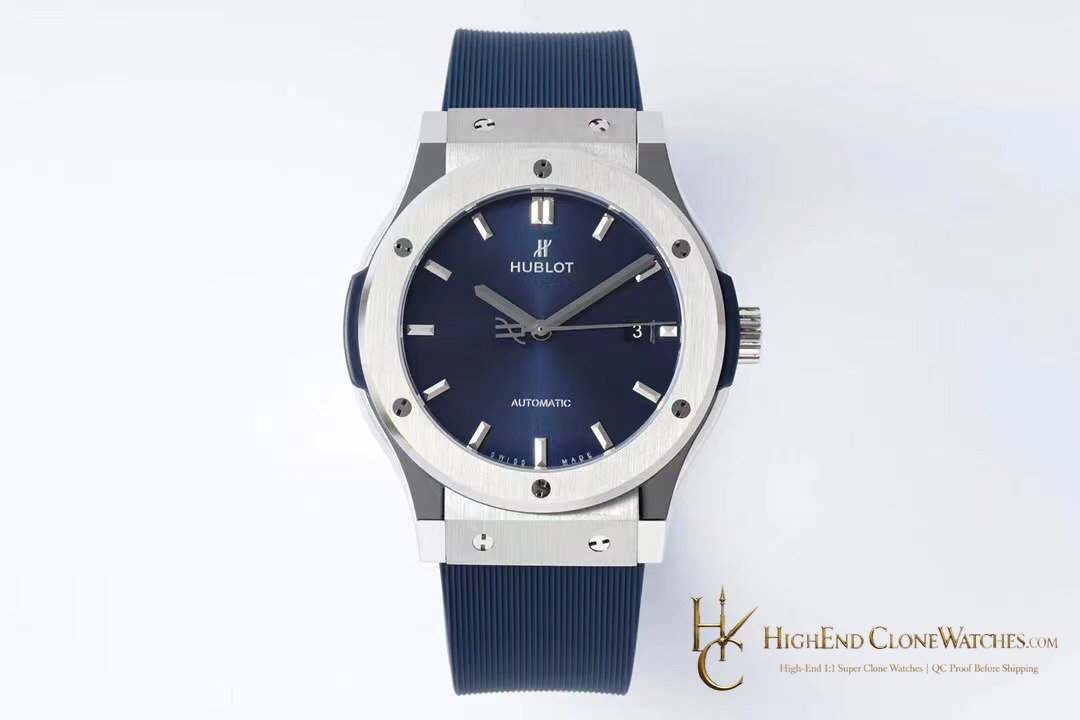 Hublot Classic Fusion Blue 42mm 542.NX.7170.RX product view super clone watch