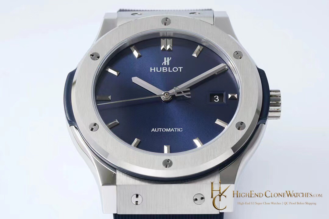 Hublot Classic Fusion Blue 42mm 542.NX.7170.RX product view super clone watch