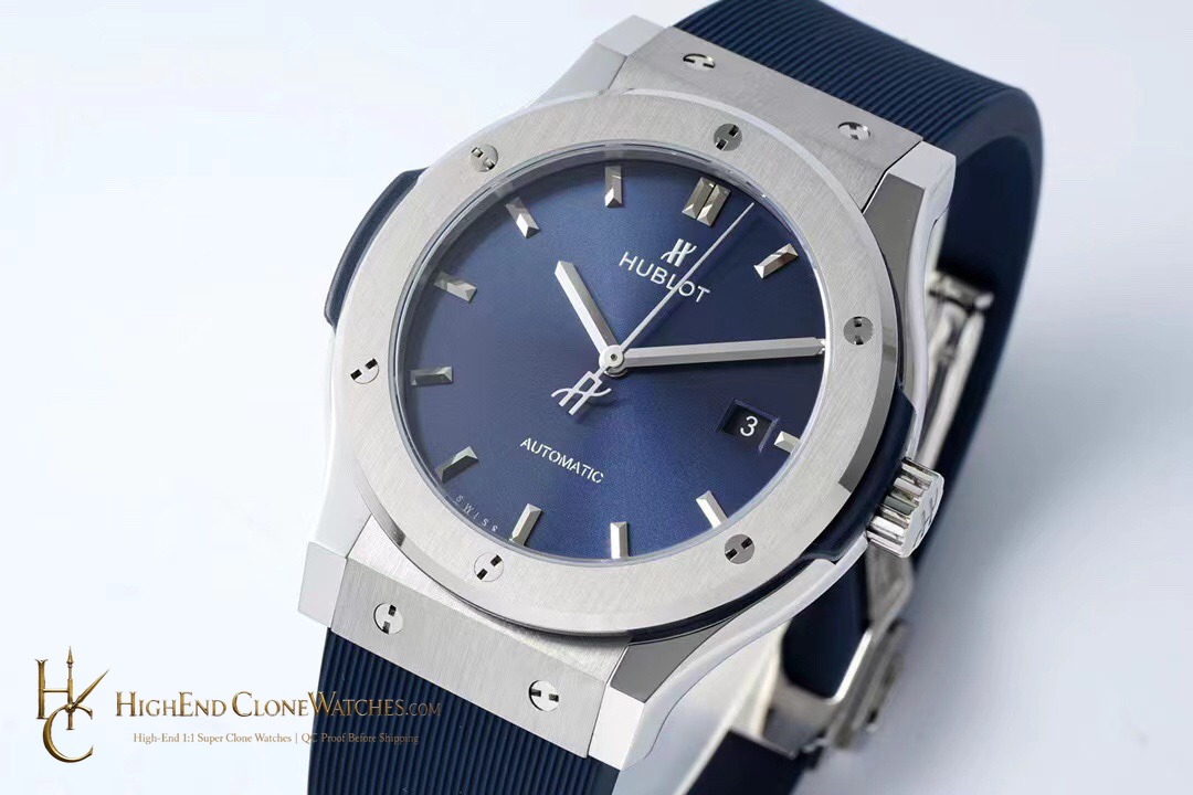 Hublot Classic Fusion Blue 42mm 542.NX.7170.RX product view super clone watch