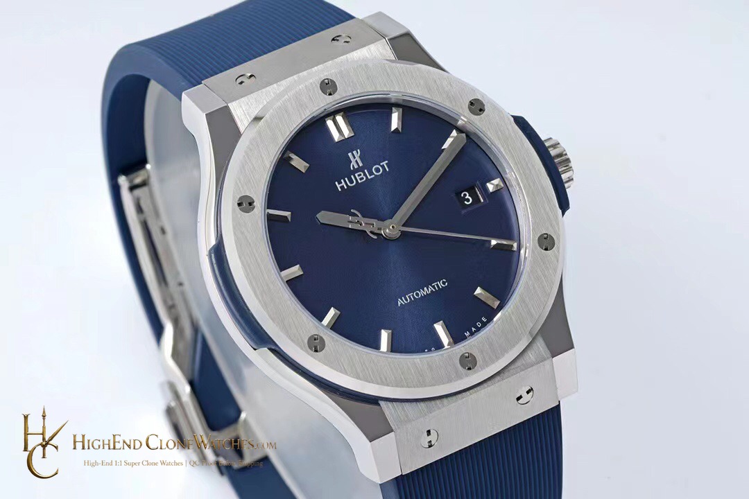 Hublot Classic Fusion Blue 42mm 542.NX.7170.RX product view super clone watch