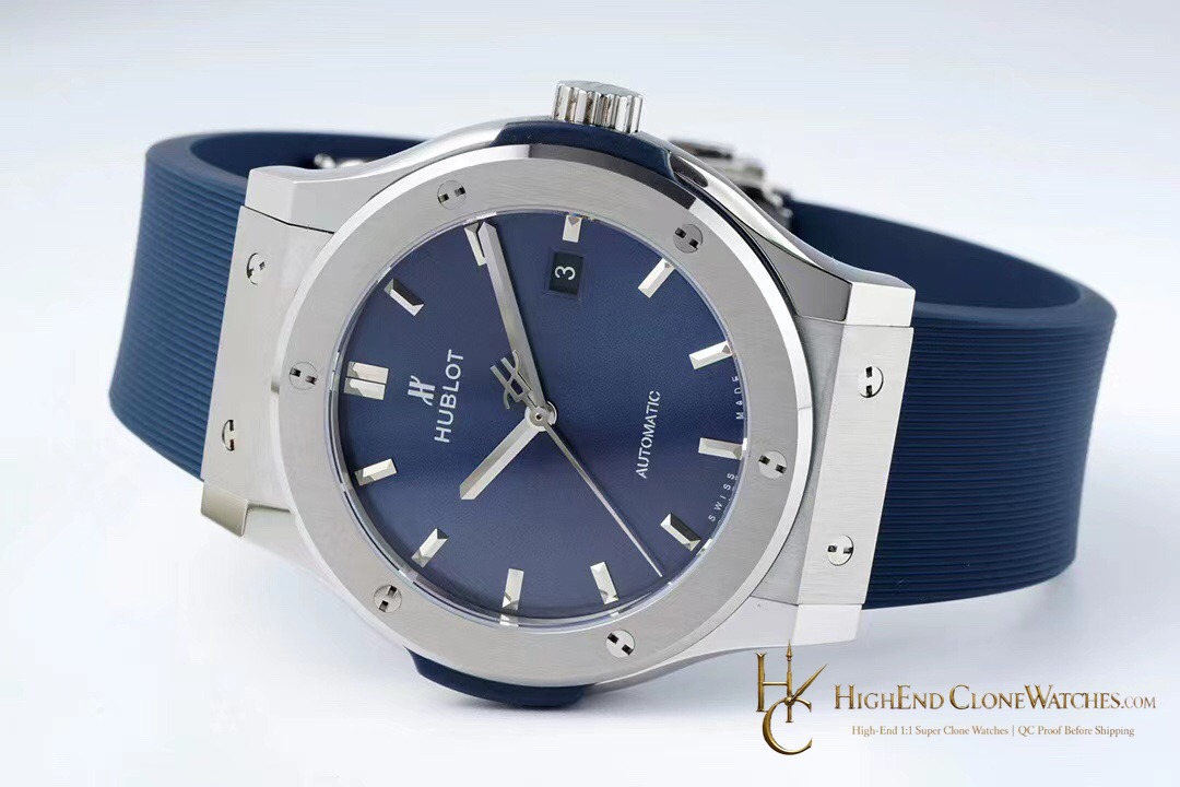 Hublot Classic Fusion Blue 42mm 542.NX.7170.RX product view super clone watch