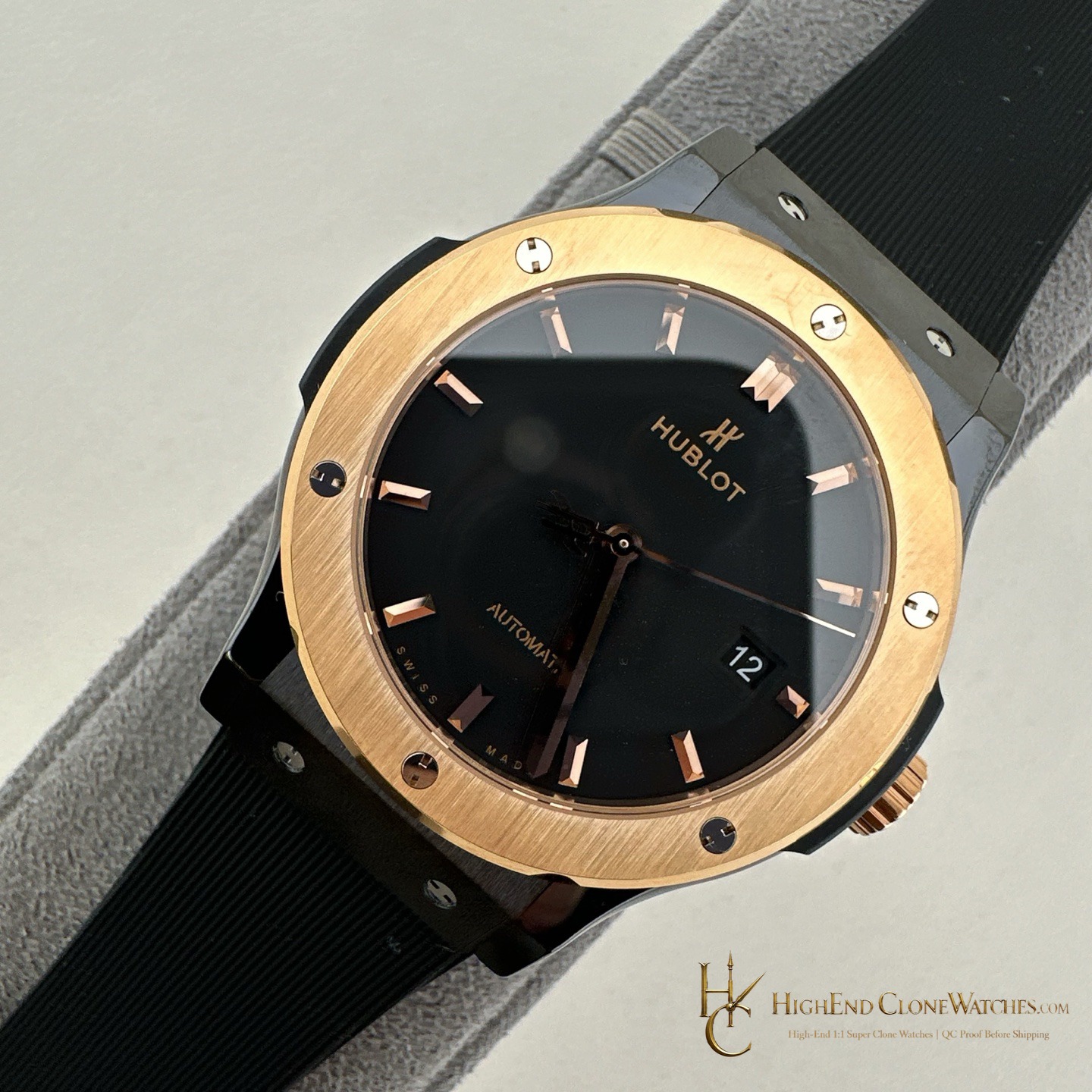 Hublot Classic Fusion Ceramic King Gold 42mm 542.CO.1181.RX product view super clone watch