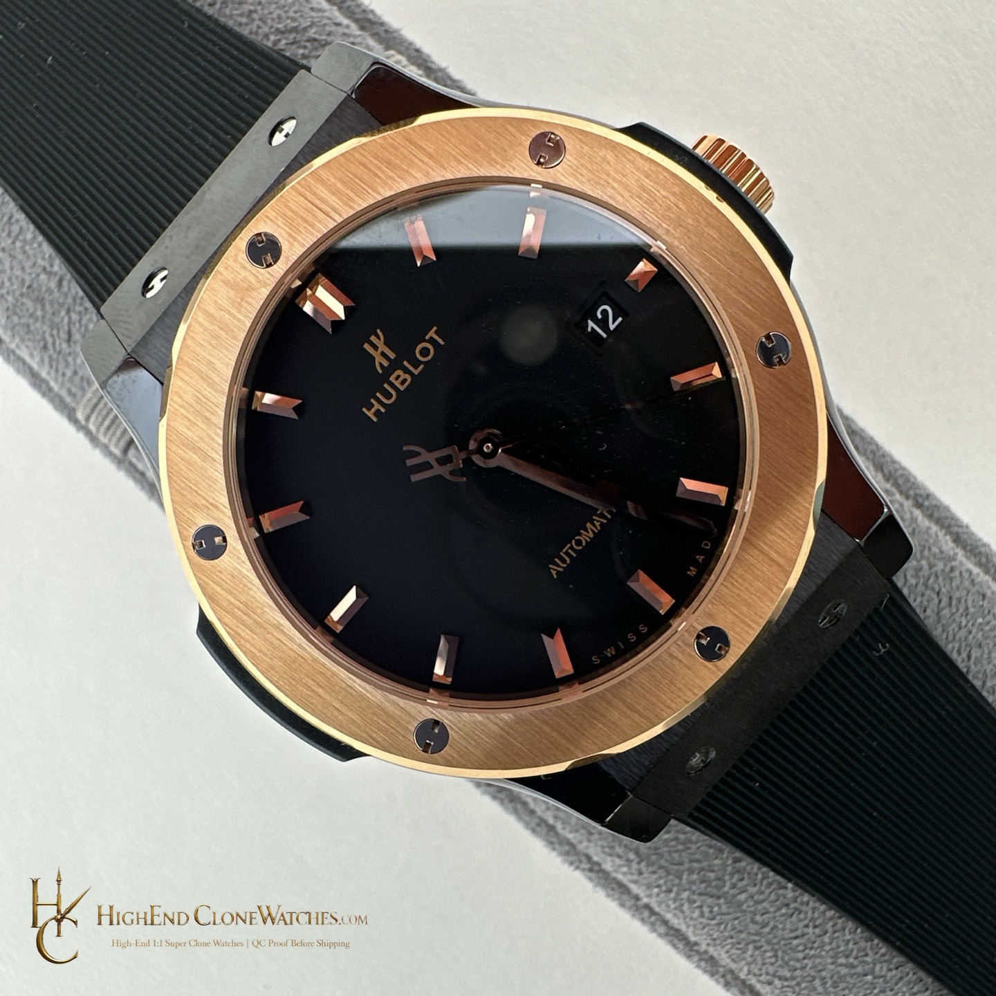 Hublot Classic Fusion Ceramic King Gold 42mm 542.CO.1181.RX product view super clone watch