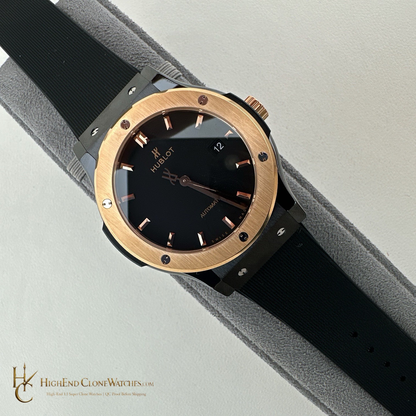 Hublot Classic Fusion Ceramic King Gold 42mm 542.CO.1181.RX product view super clone watch