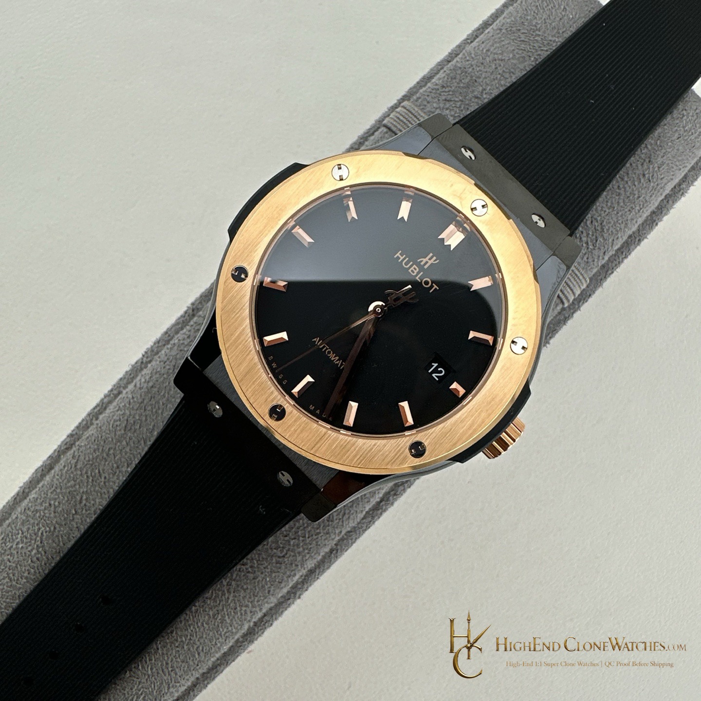 Hublot Classic Fusion Ceramic King Gold 42mm 542.CO.1181.RX product view super clone watch
