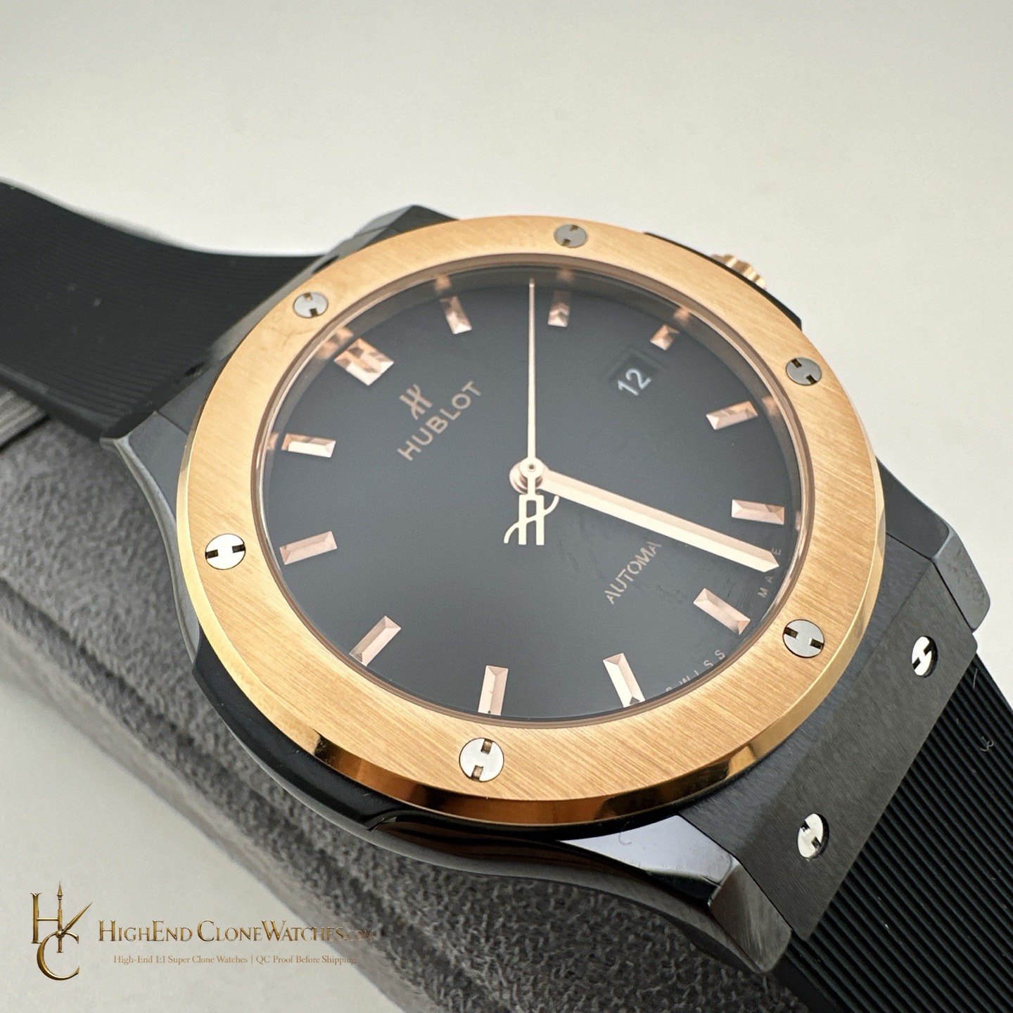 Hublot Classic Fusion Ceramic King Gold 42mm 542.CO.1181.RX product view super clone watch