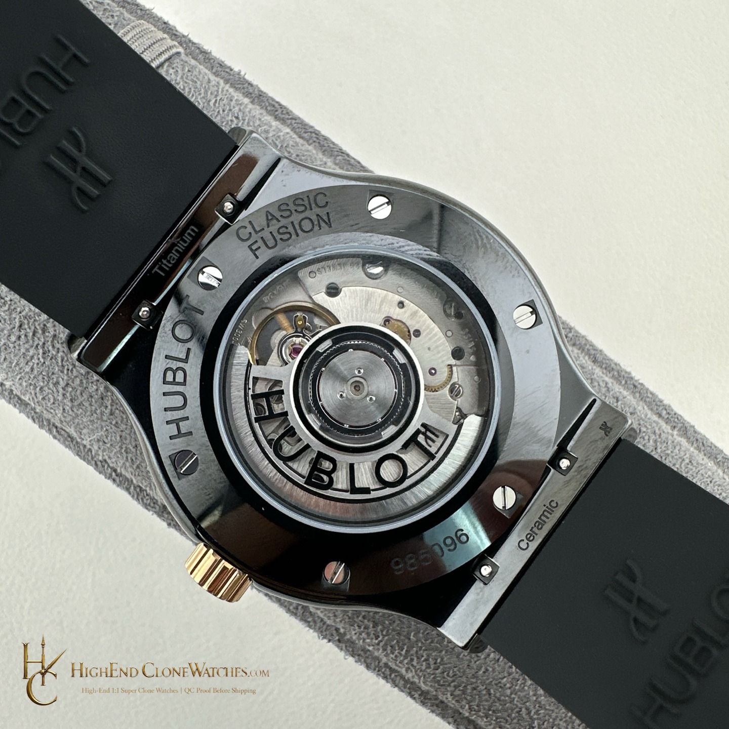 Hublot Classic Fusion Ceramic King Gold 42mm 542.CO.1181.RX product view super clone watch