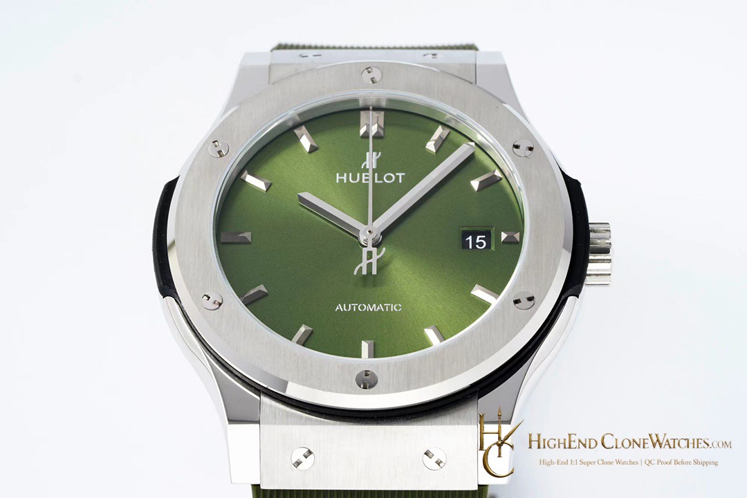 Hublot Classic Fusion Green 42mm 542.NX.8970.RX product view super clone watch