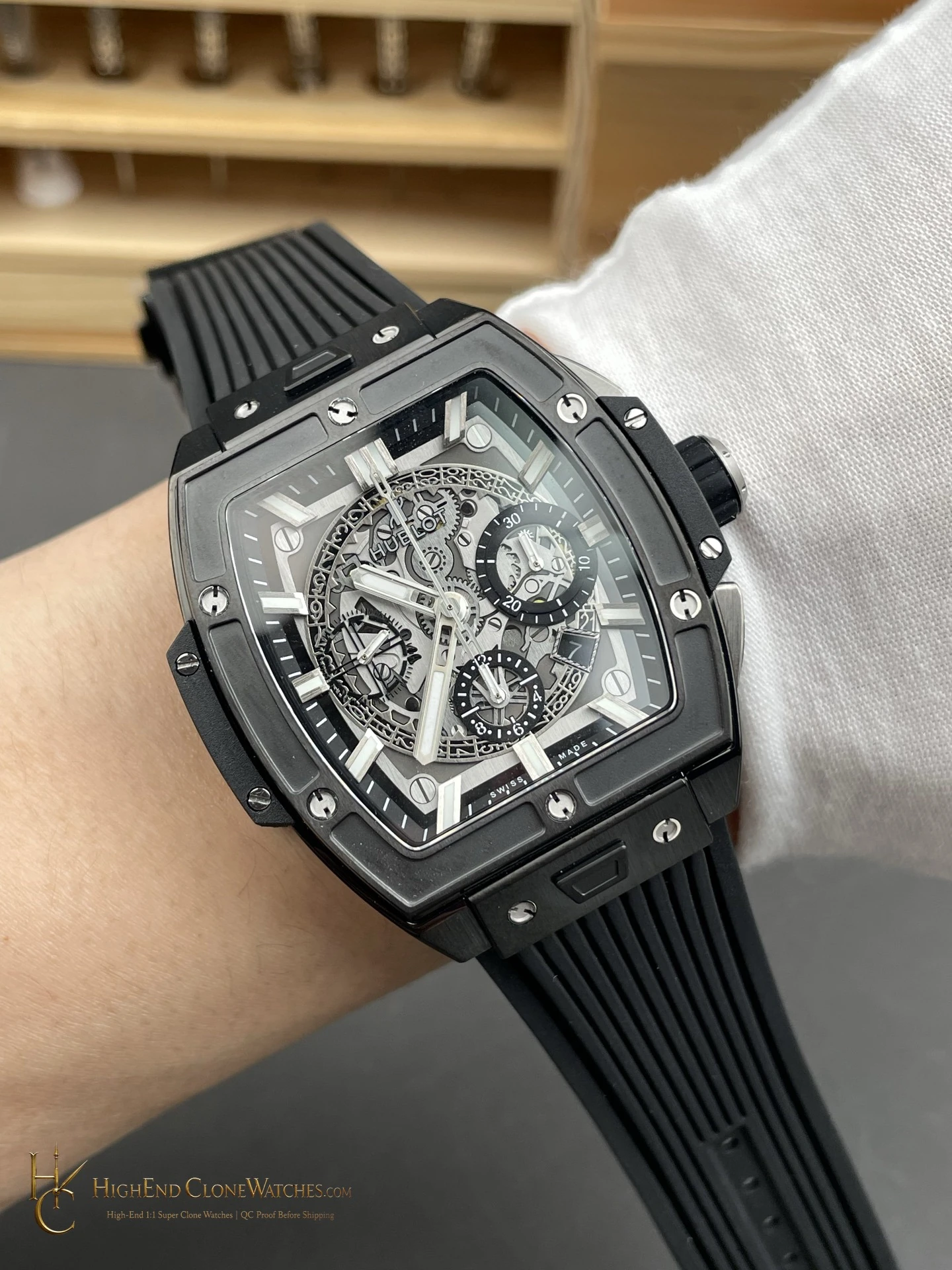 Hublot Spirit of Big Bang Black Magic 642.CI.0170.RX product view super clone watch - product view 9