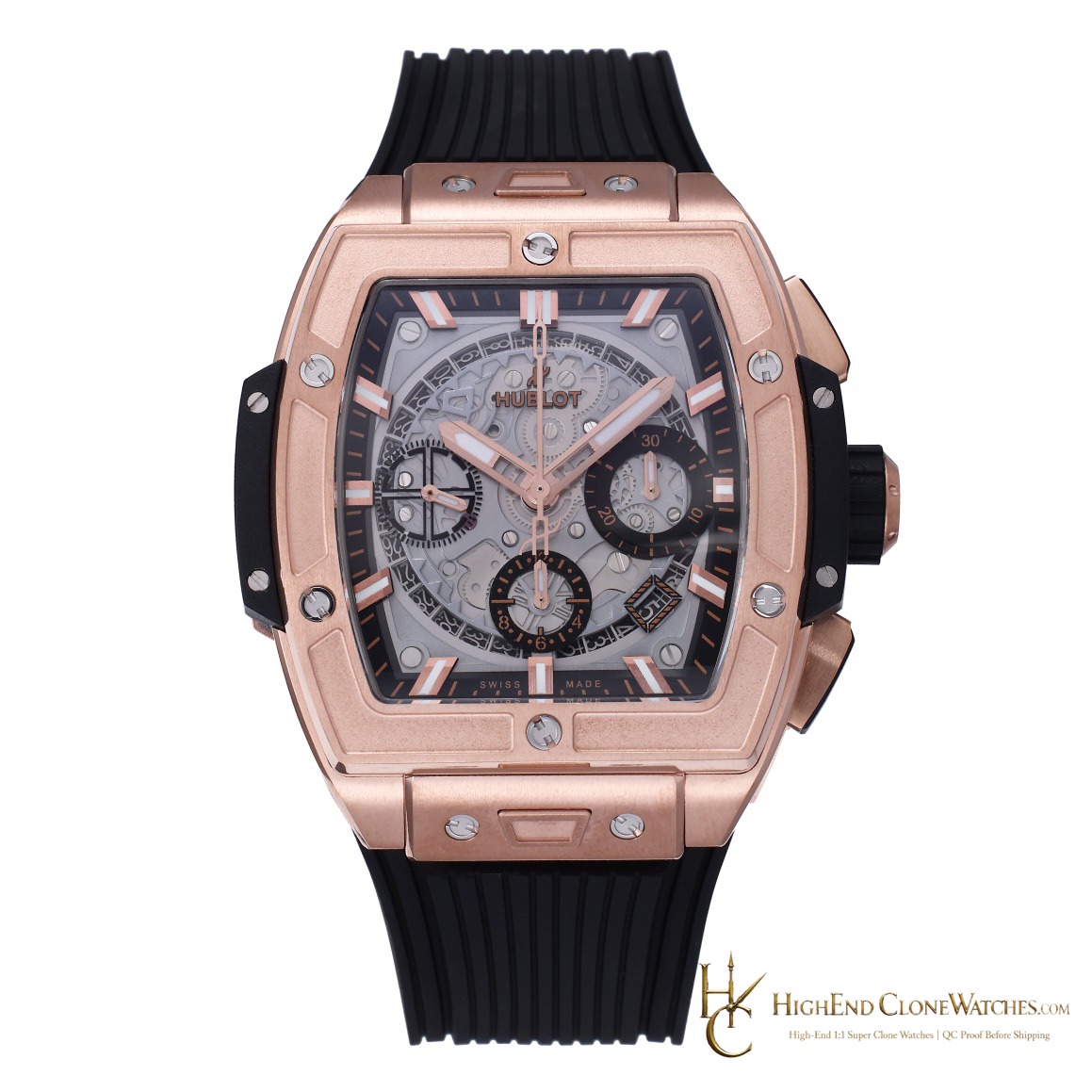 Hublot Spirit of Big Bang King Gold 42mm 642.OX.0180.RX product view super clone watch