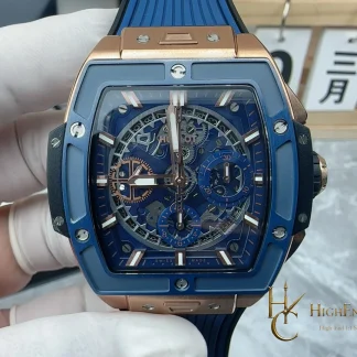 Hublot Spirit of Big Bang King Gold Blue Ceramic 42mm 642.OL.7180.RX product view super clone watch