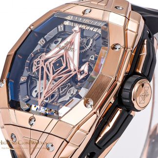 Hublot Spirit of Big Bang Sang Bleu Rose Gold Blue 648.OX.0151.RX.MXM24 product view super clone watch