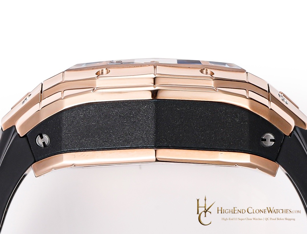 Hublot Spirit of Big Bang Sang Bleu Rose Gold Blue 648.OX.0151.RX.MXM24 product view super clone watch