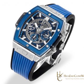 Hublot Spirit of Big Bang Titanium Blue Ceramic 42mm 642.NL.7170.RX product view super clone watch