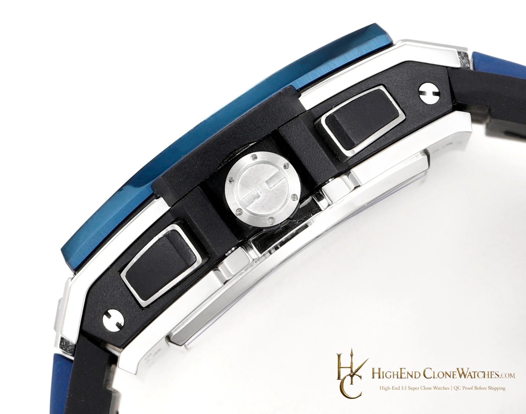 Hublot Spirit of Big Bang Titanium Blue Ceramic 42mm 642.NL.7170.RX product view super clone watch - product view 6