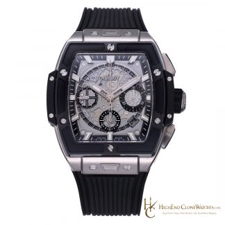 Hublot Spirit of Big Bang Titanium Blue Ceramic 42mm 642.NM.0170.RX product view super clone watch