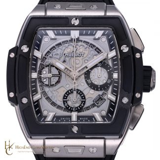 Hublot Spirit of Big Bang Titanium Blue Ceramic 42mm 642.NM.0170.RX product view super clone watch
