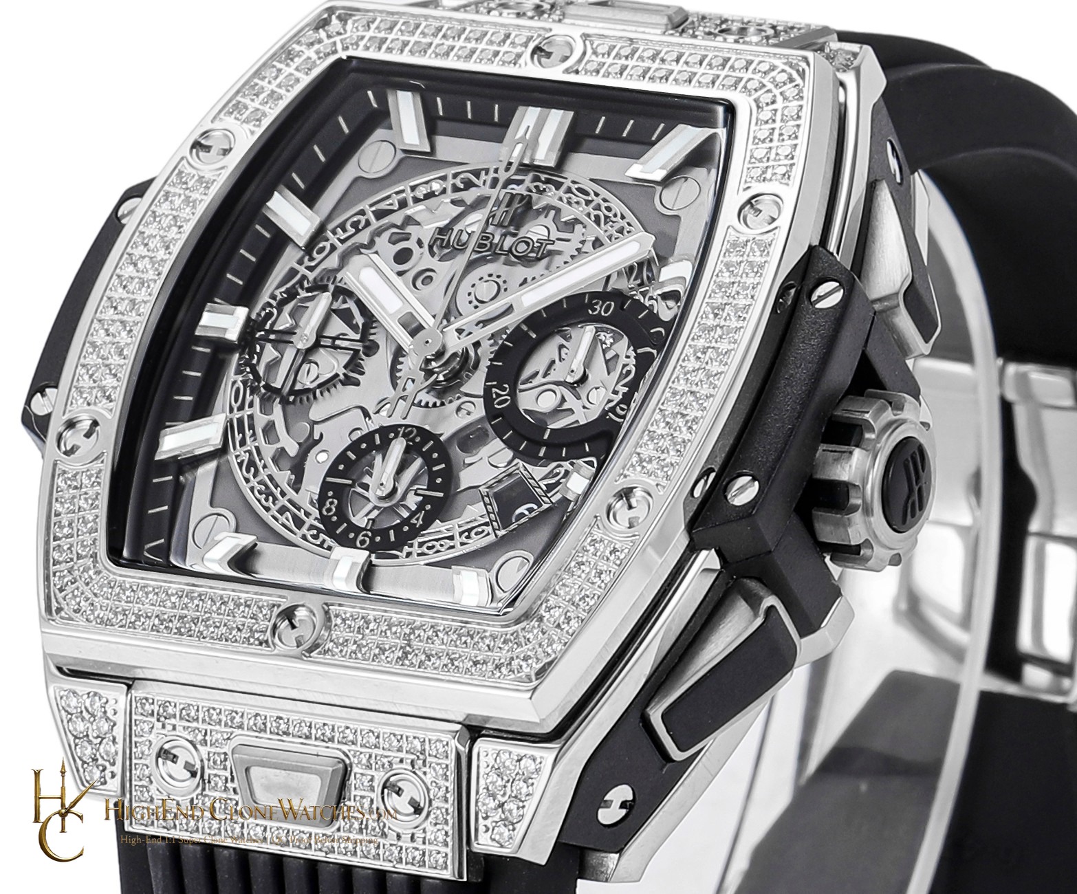 Hublot Spirit of Big Bang Titanium Pav 642.NX.0170.RX.1704 product view super clone watch