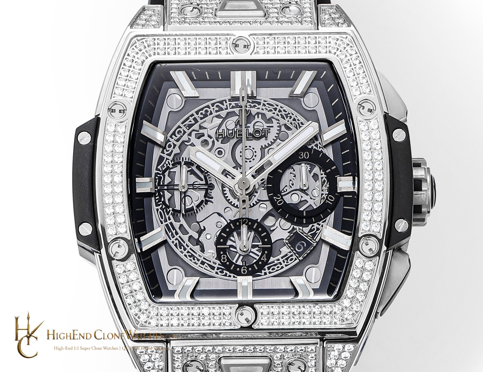 Hublot Spirit of Big Bang Titanium Pav 642.NX.0170.RX.1704 product view super clone watch