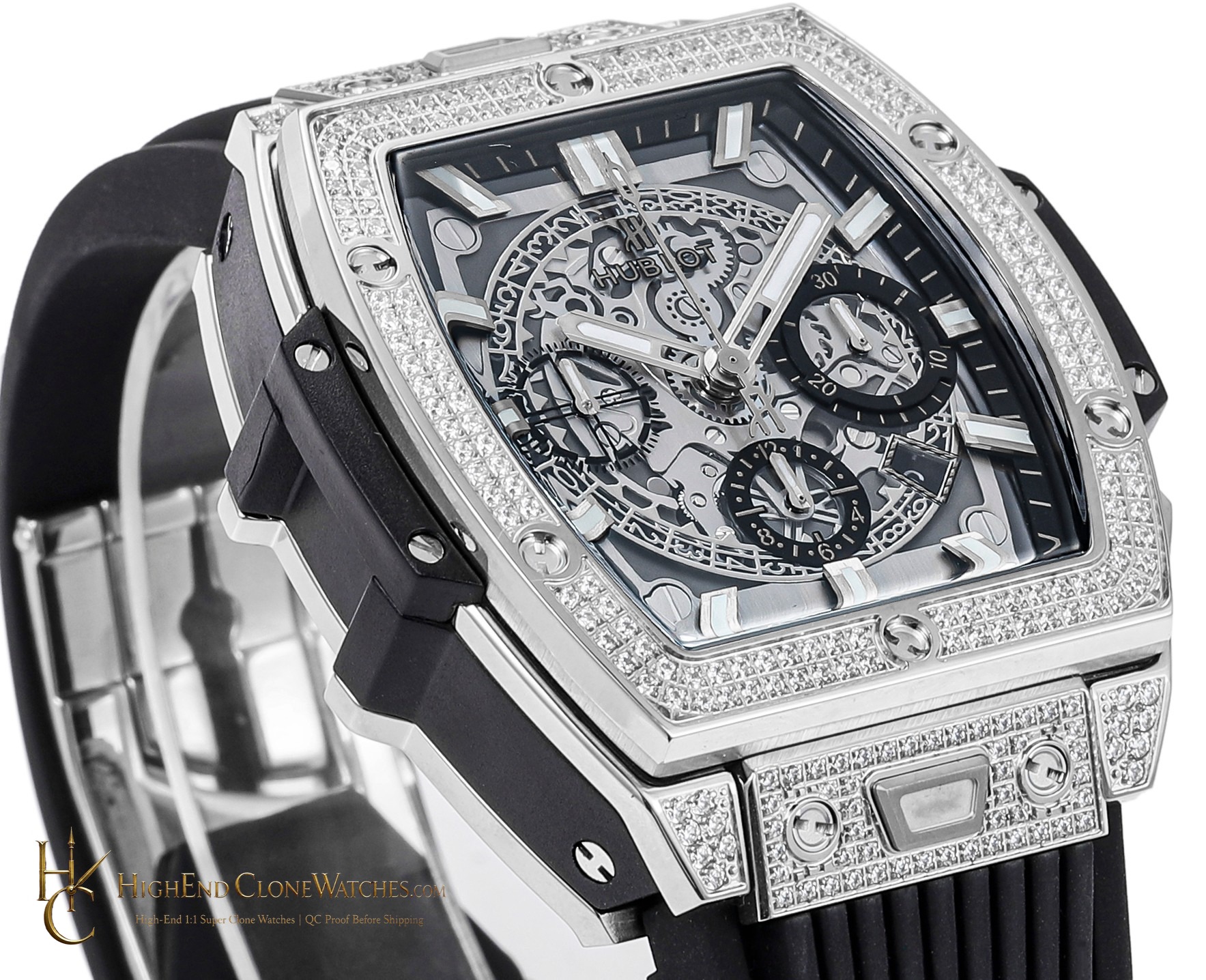 Hublot Spirit of Big Bang Titanium Pav 642.NX.0170.RX.1704 product view super clone watch