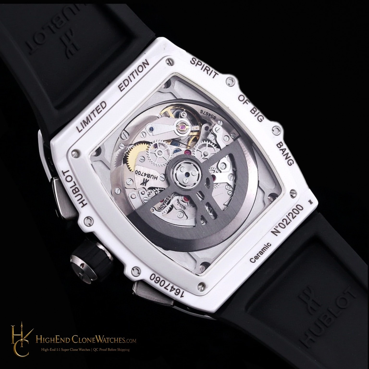 Hublot Spirit of Big Bang White Ceramic 642.HX.0170.RX product view super clone watch - product view 8