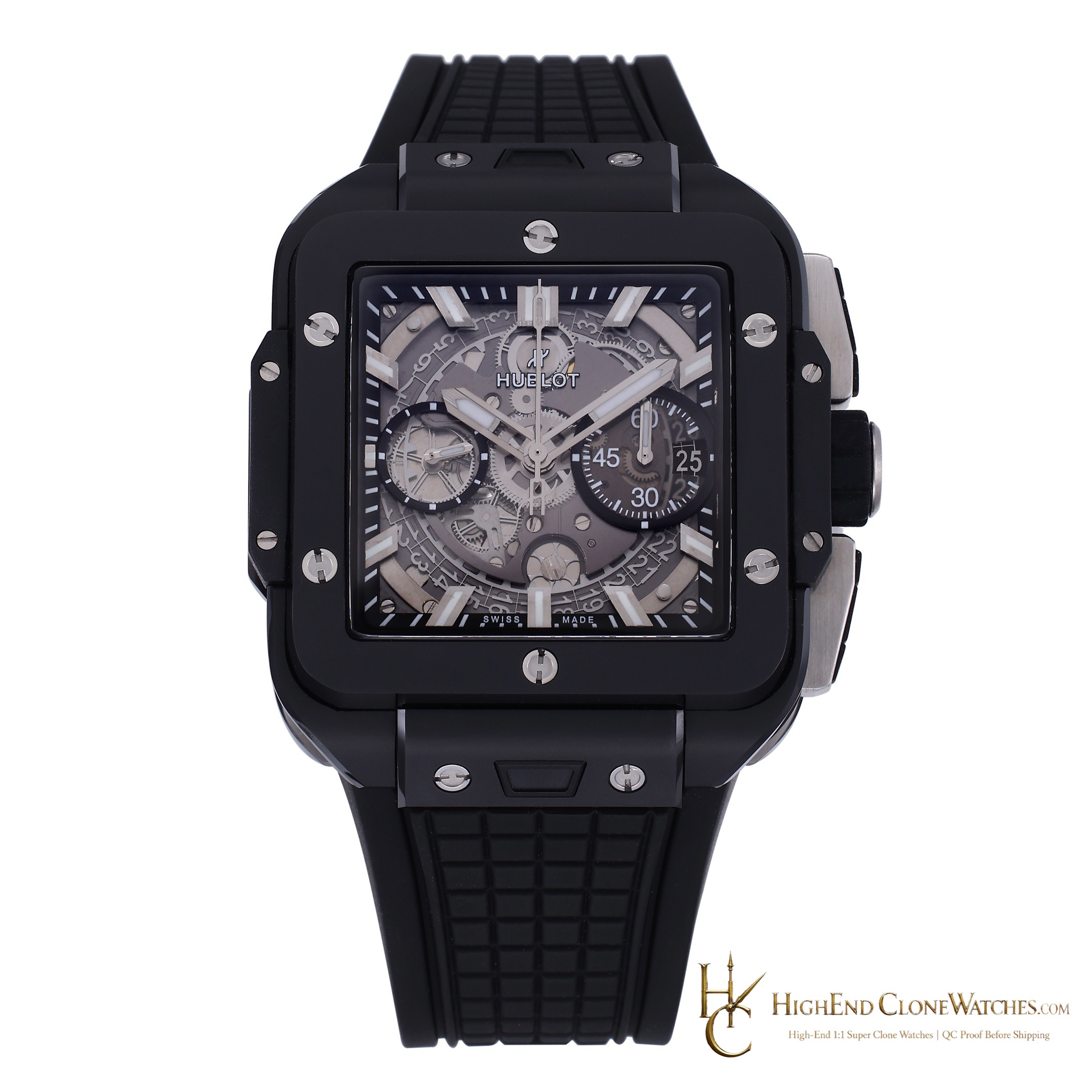 Hublot Square Bang Unico Black Magic 42mm 821.CI.0170.RX product view super clone watch