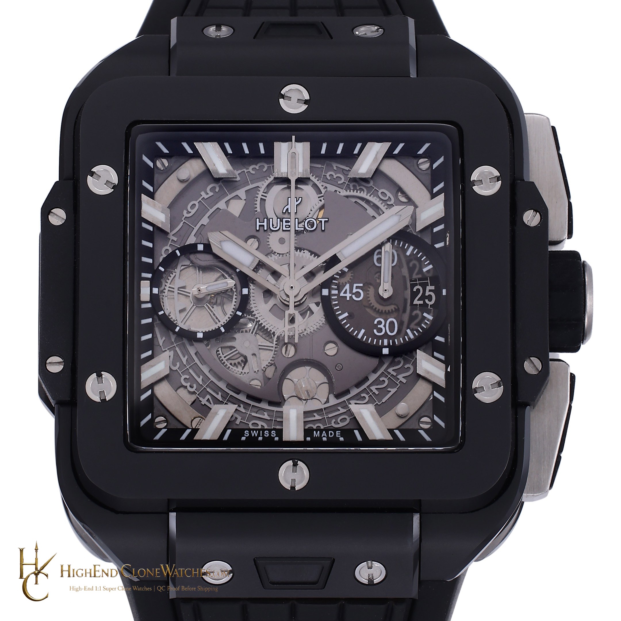 Hublot Square Bang Unico Black Magic 42mm 821.CI.0170.RX product view super clone watch