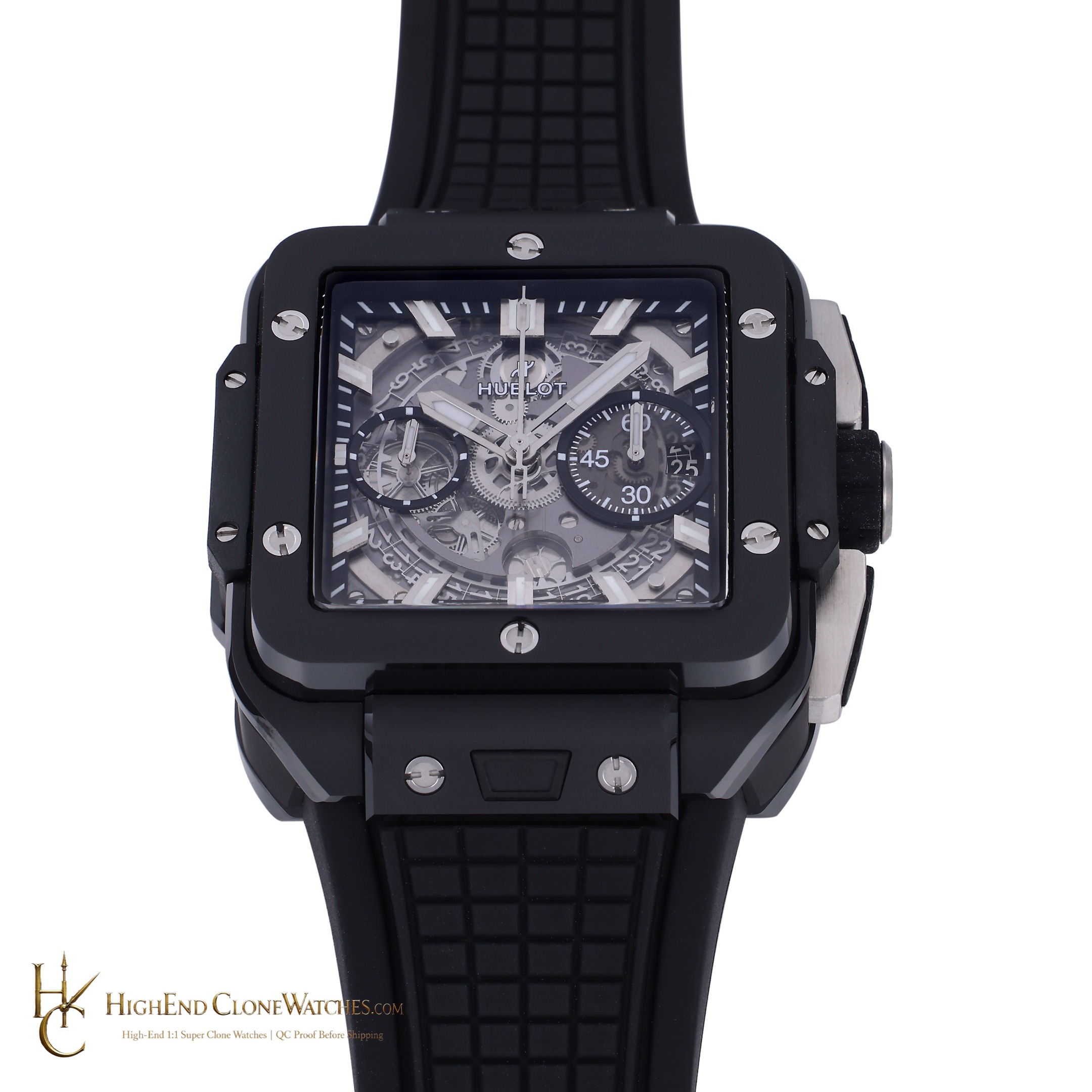 Hublot Square Bang Unico Black Magic 42mm 821.CI.0170.RX product view super clone watch