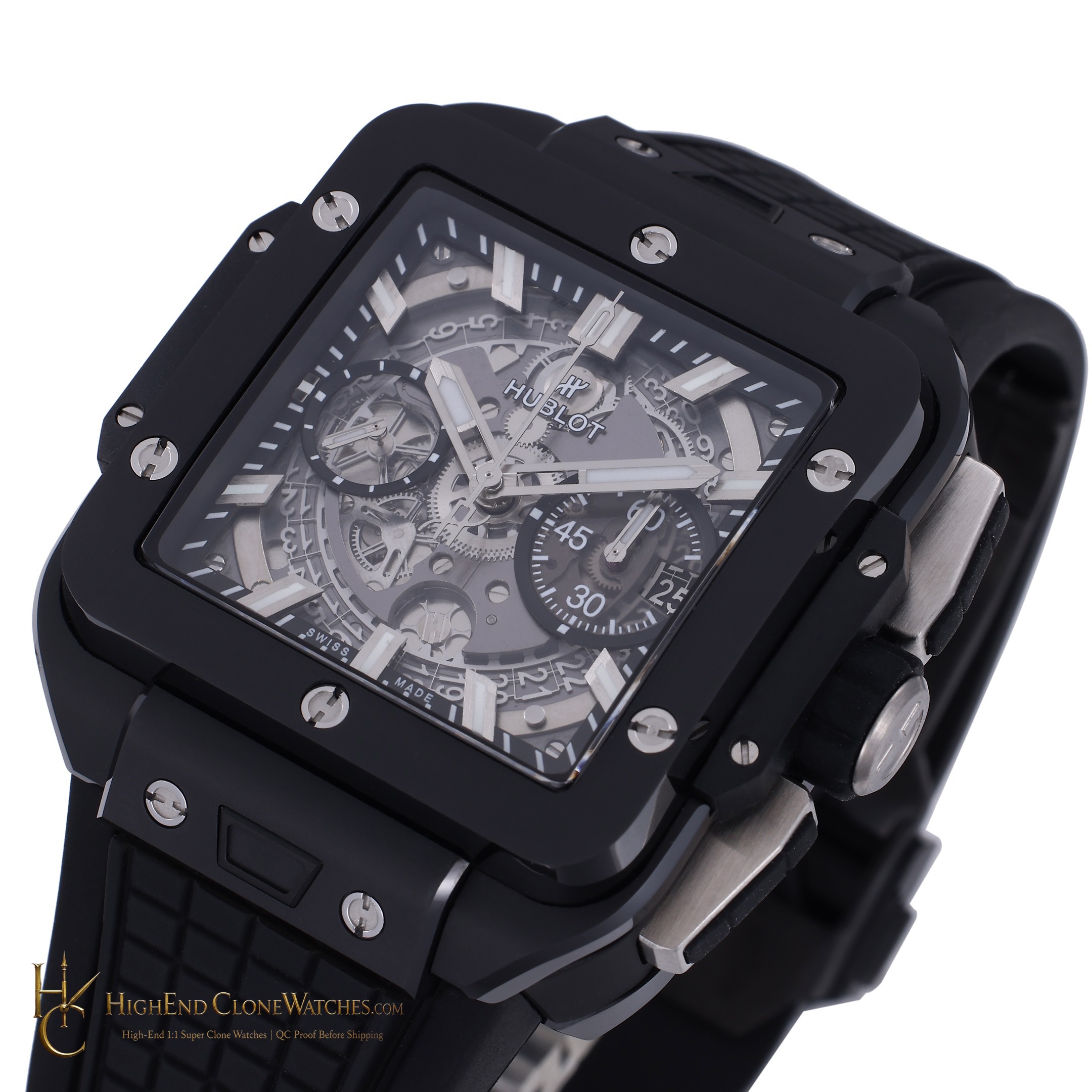 Hublot Square Bang Unico Black Magic 42mm 821.CI.0170.RX product view super clone watch