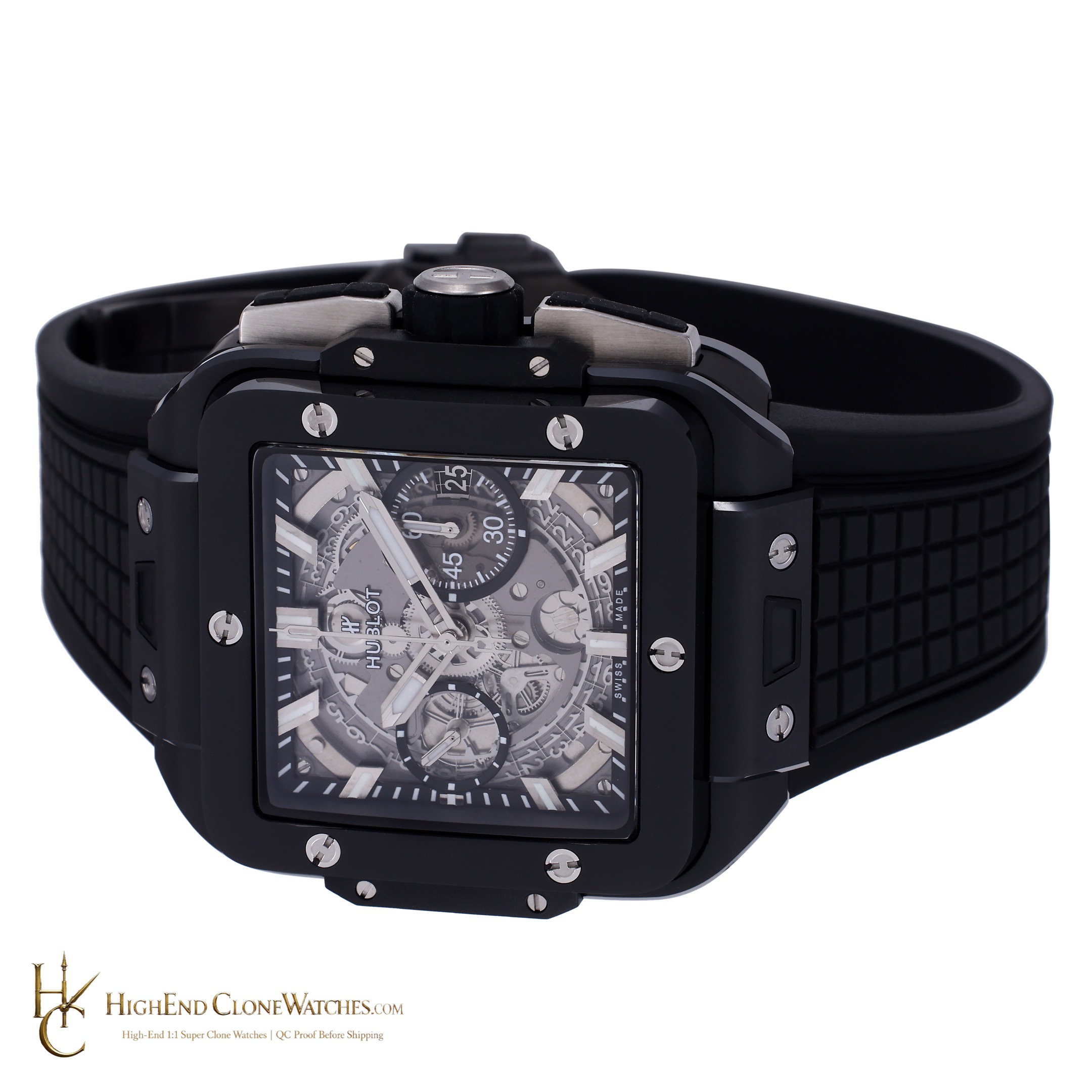 Hublot Square Bang Unico Black Magic 42mm 821.CI.0170.RX product view super clone watch