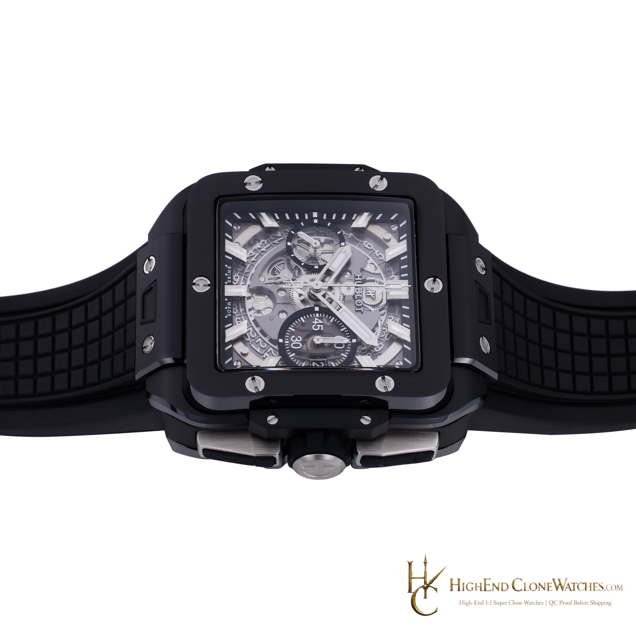 Hublot Square Bang Unico Black Magic 42mm 821.CI.0170.RX product view super clone watch