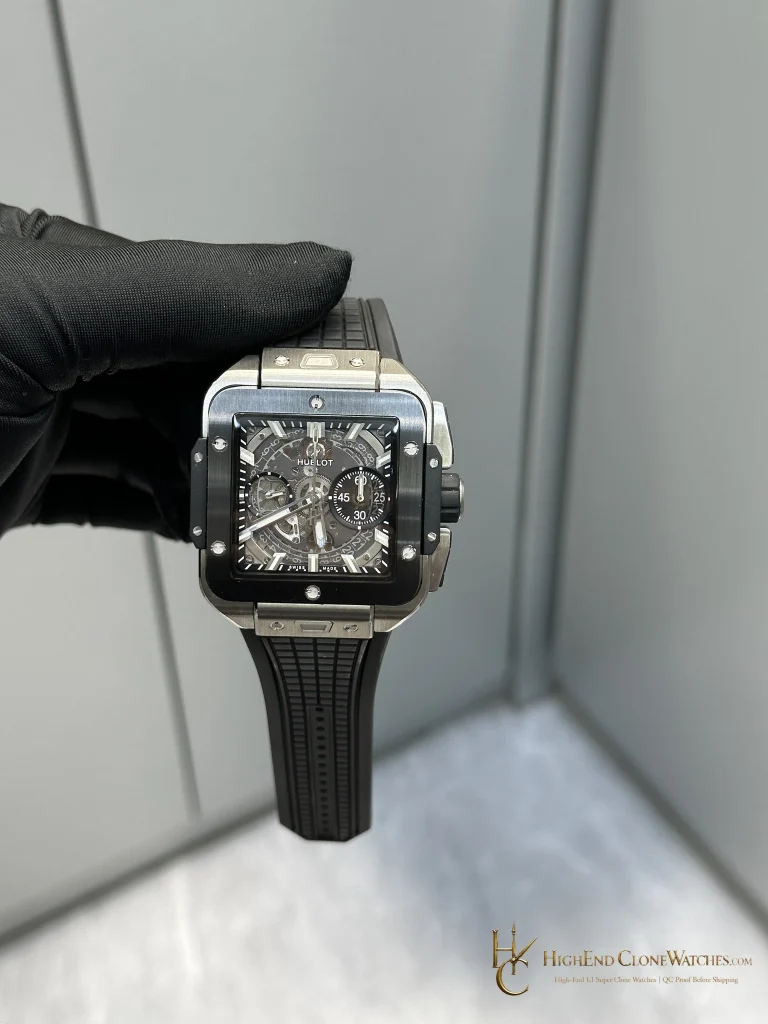 Hublot Square Bang Unico Titanium Ceramic 42mm 821.NM.0170.RX product view super clone watch