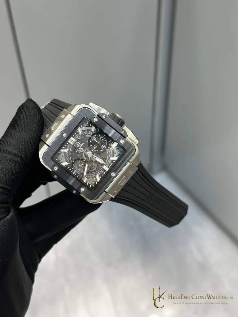 Hublot Square Bang Unico Titanium Ceramic 42mm 821.NM.0170.RX product view super clone watch