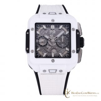 Hublot Square Bang Unico White Ceramic 42mm 821.HX.0170.RX product view super clone watch