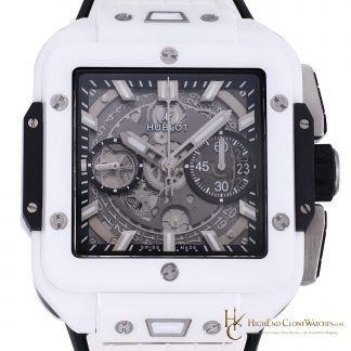 Hublot Square Bang Unico White Ceramic 42mm 821.HX.0170.RX product view super clone watch