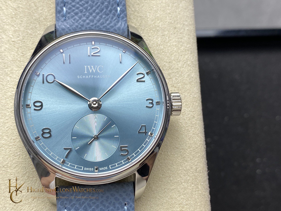 IWC Blue Dial Portugieser IW358402 super clone watch front view