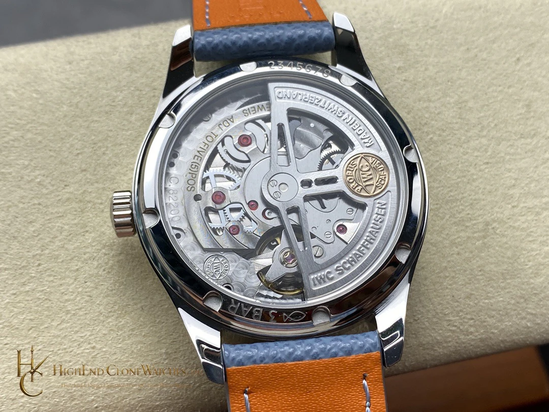IWC Blue Dial Portugieser IW358402 super clone watch caseback detail