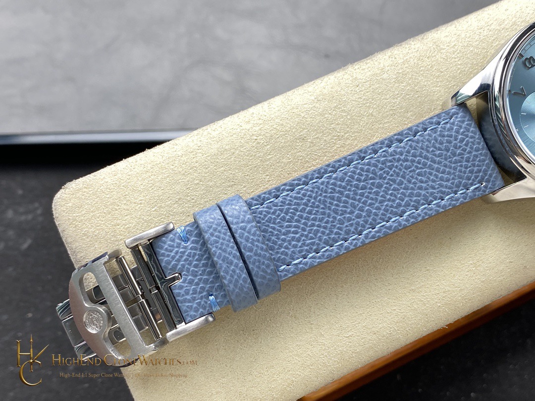 IWC Blue Dial Portugieser IW358402 super clone watch wrist shot