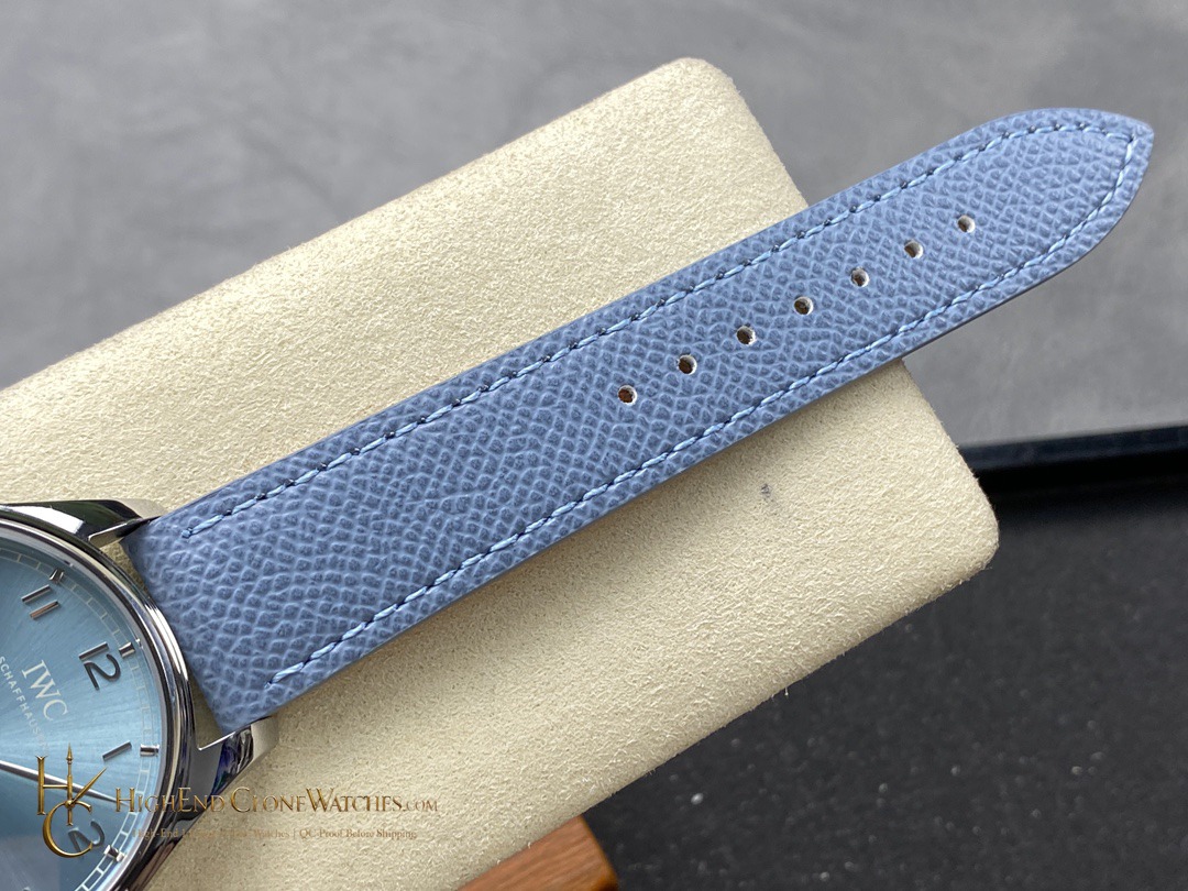 IWC Blue Dial Portugieser IW358402 super clone watch angled view