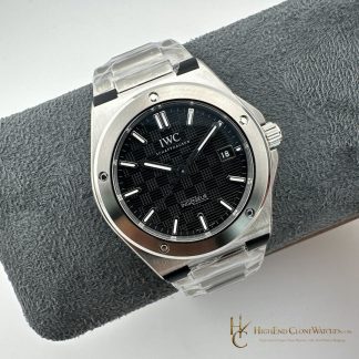 IWC IW328901 Ingenieur Automatic 40 Black Dial super clone watch dial detail