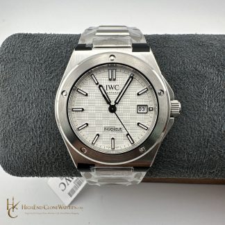 IWC IW328902 Ingenieur Automatic 40 Silver plated Dial super clone watch front view