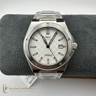 IWC IW328902 Ingenieur Automatic 40 Silver plated Dial super clone watch front view