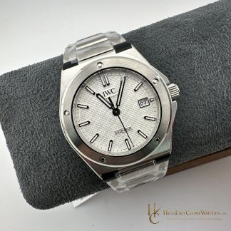 IWC IW328902 Ingenieur Automatic 40 Silver plated Dial super clone watch dial detail