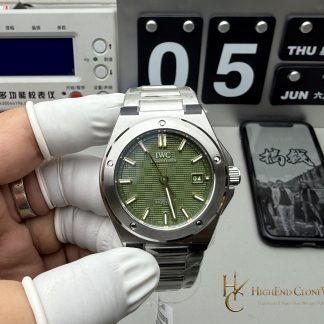 IWC IW328908 Ingenieur Automatic 40 Green Dial super clone watch front view