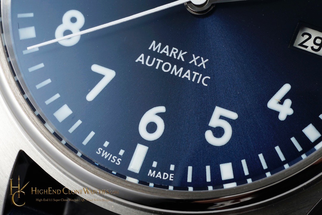 IWC Mark XX Pilots Watch IW328204 super clone watch bracelet or strap fit